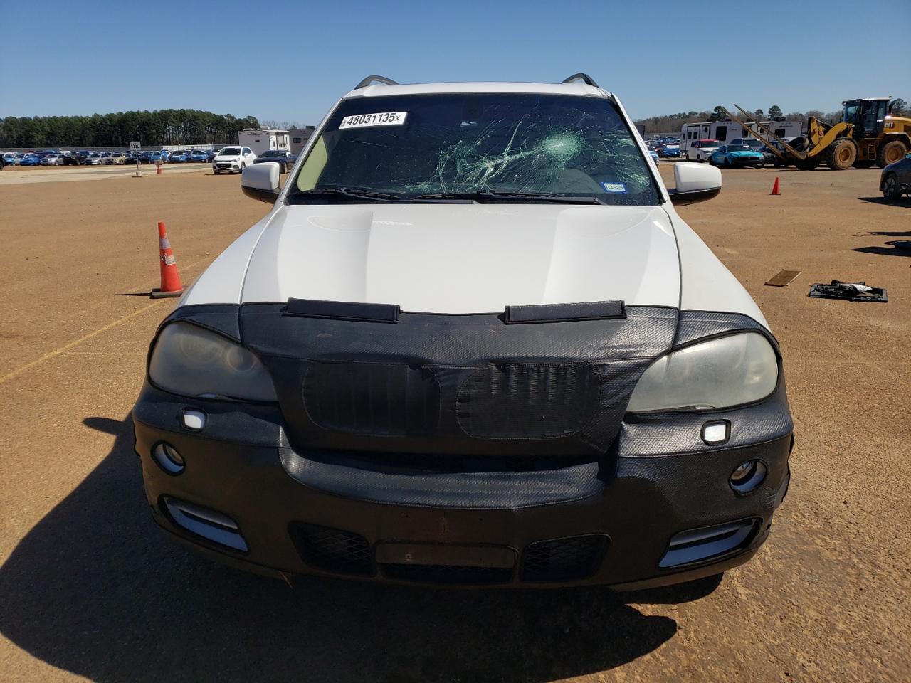 2007 BMW X5 VIN 4USFE43537LY80477 Copart auction photo, front end / rear end damage thumbnail 5