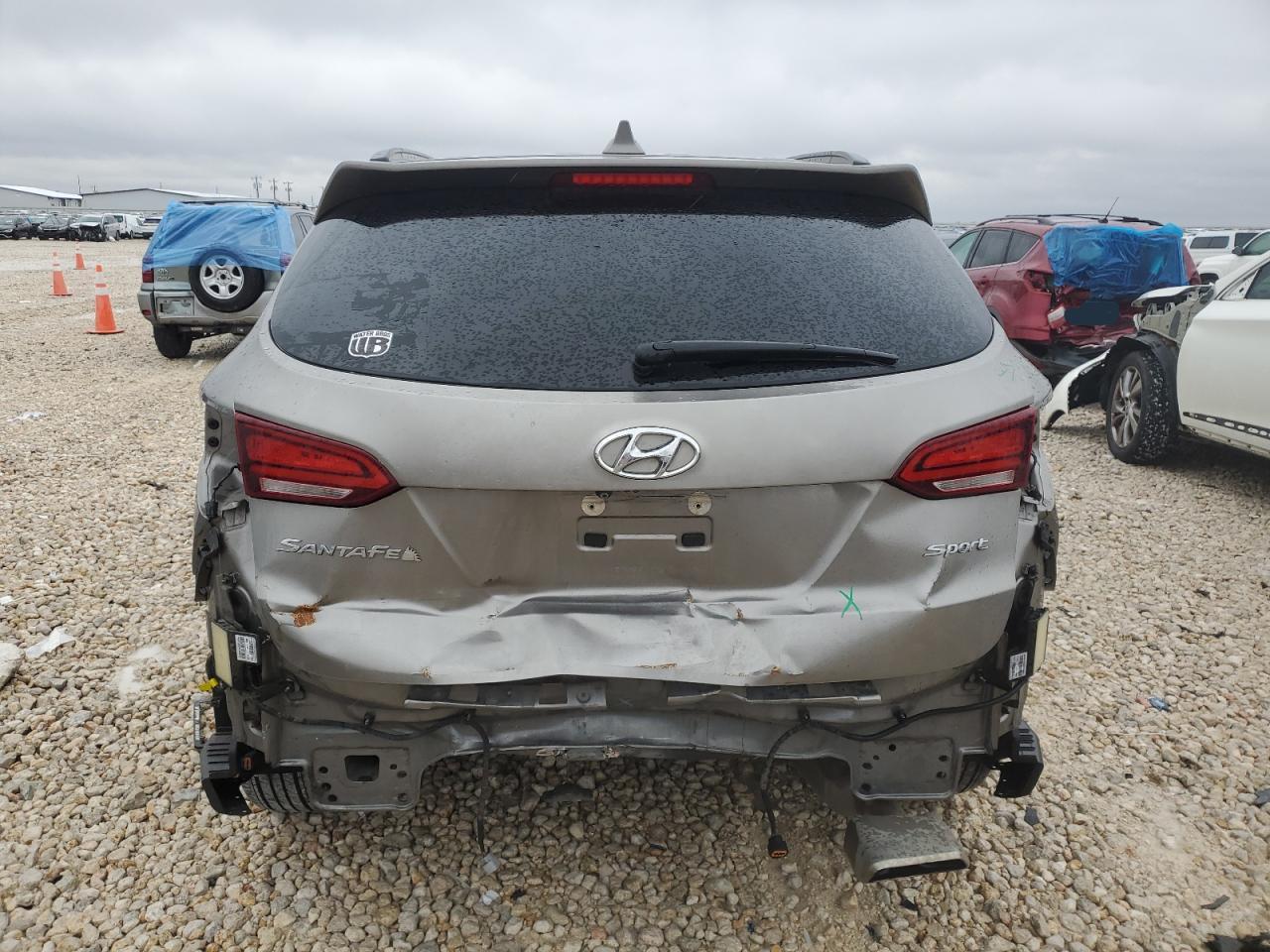 2017 Hyundai Santa Fe VIN 5NMZU3LB2HH006209 Copart auction photo, front end damage thumbnail 6