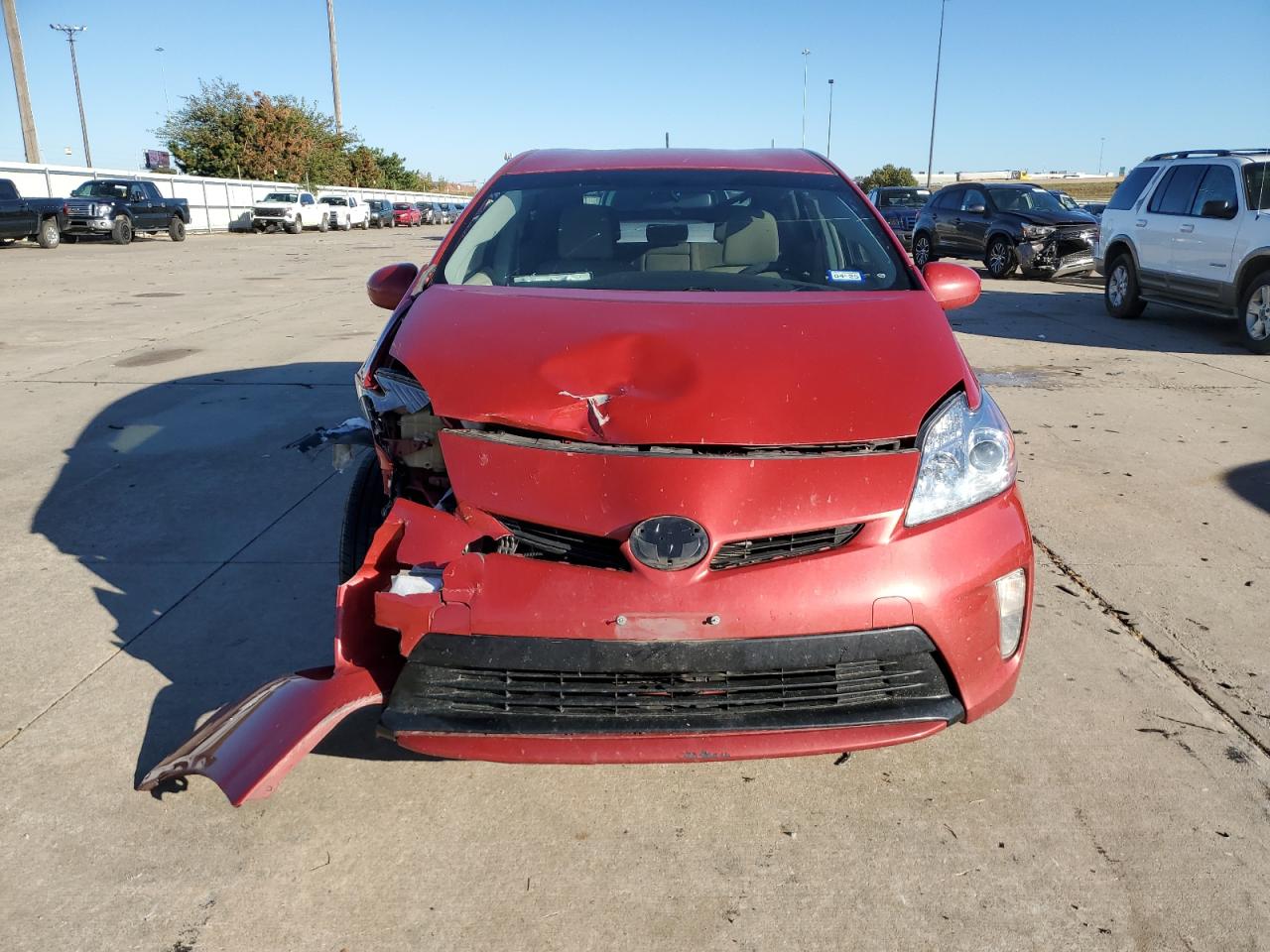 2015 Toyota Prius VIN JTDKN3DU7F0416743 Copart auction photo, front end / minor dent/scratches damage thumbnail 5