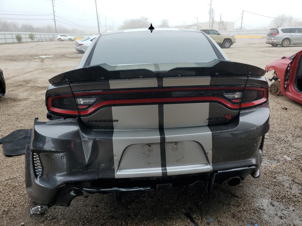 2021 Dodge Charger VIN 2C3CDXGJ9MH633949 Copart auction photo, front end / rear end damage thumbnail 6