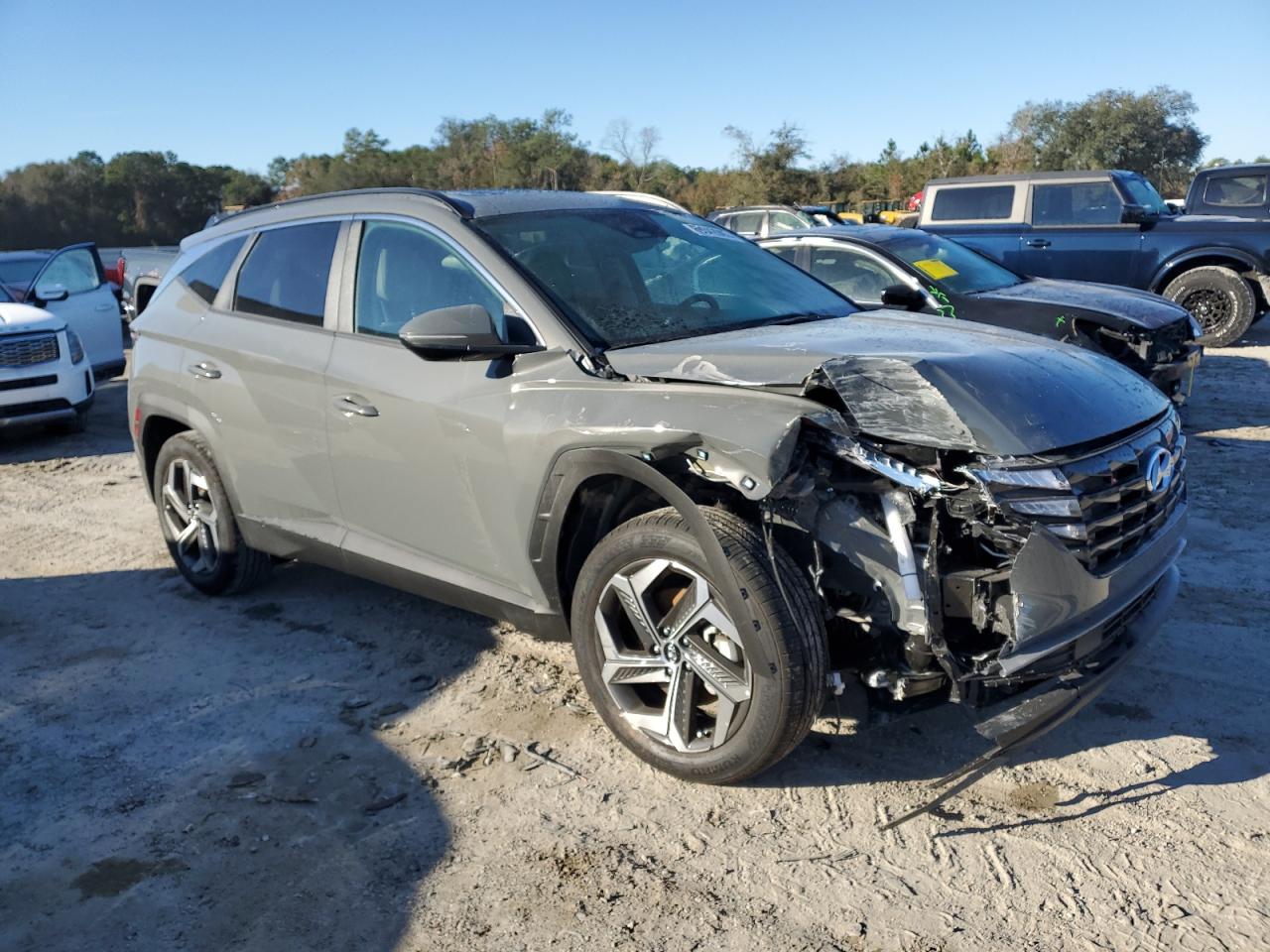 2024 Hyundai Tucson VIN 5NMJF3DE8RH393608 Copart auction photo, front end / frame damage damage thumbnail 4