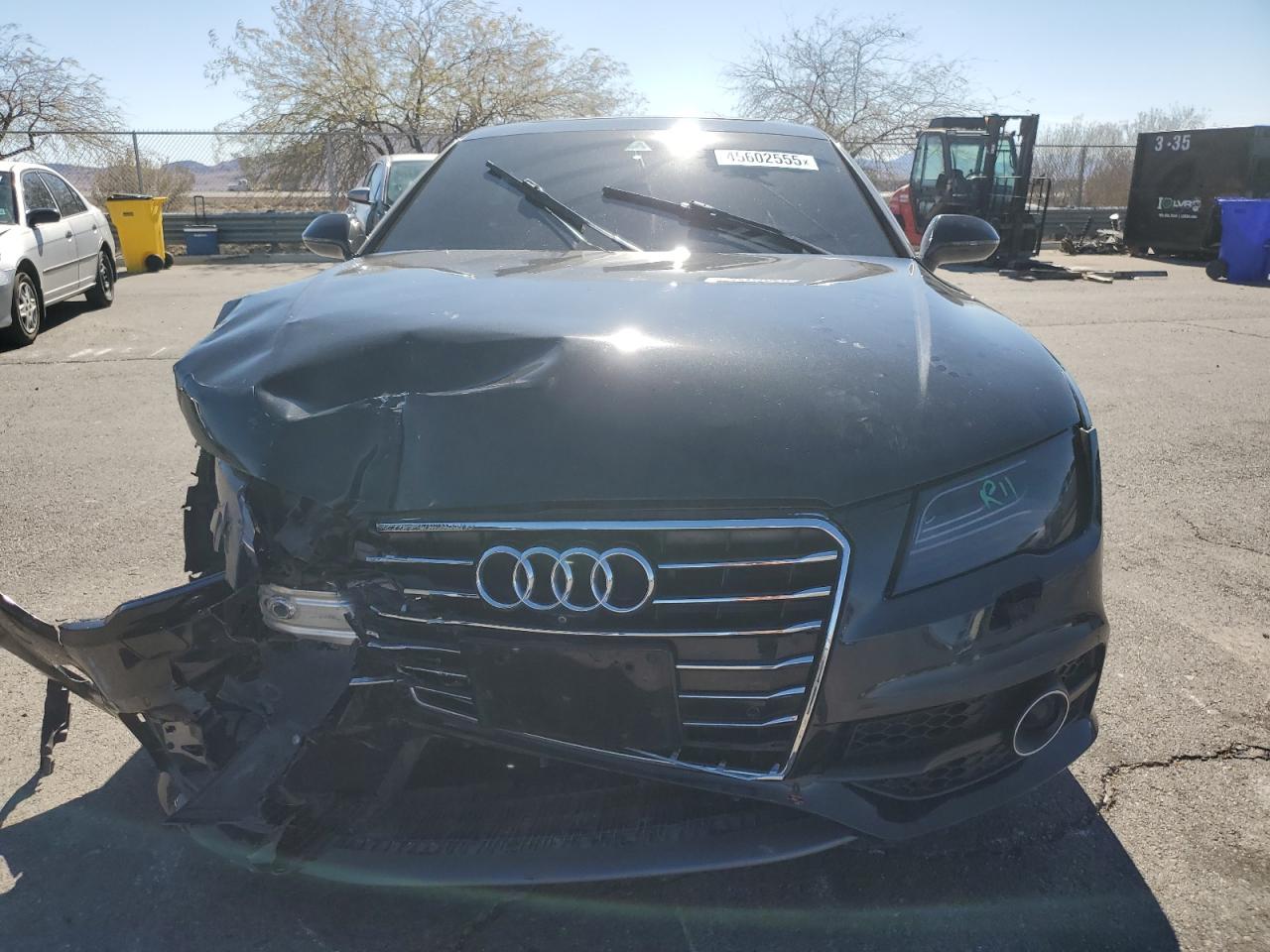 2014 Audi A7 VIN WAU2GAFC3EN159596 Copart auction photo, front end damage thumbnail 5