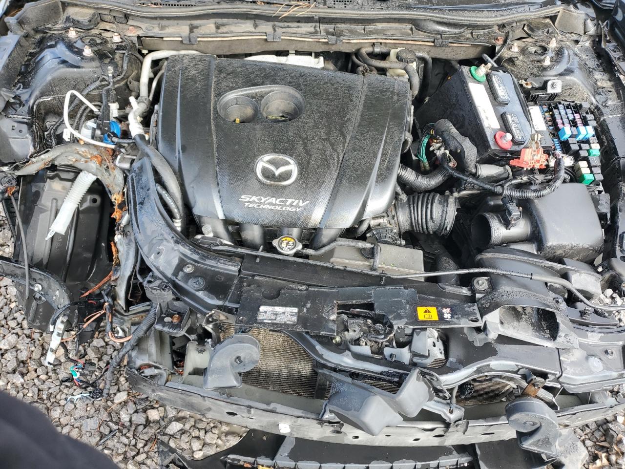 2016 Mazda 6 VIN JM1GJ1V55G1414286 Copart auction photo, front end / all over damage thumbnail 11