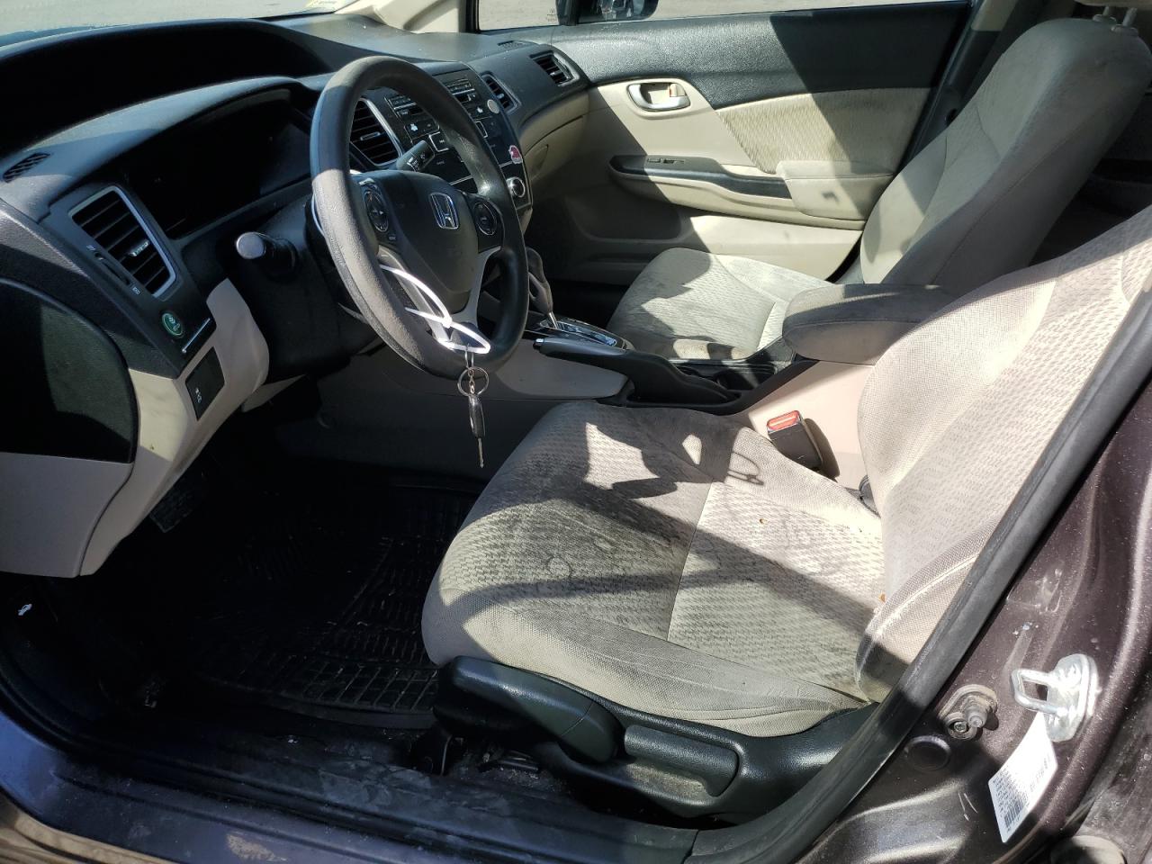 2015 Honda Civic VIN 19XFB2F52FE261973 Copart auction photo, rear end / front end damage thumbnail 7