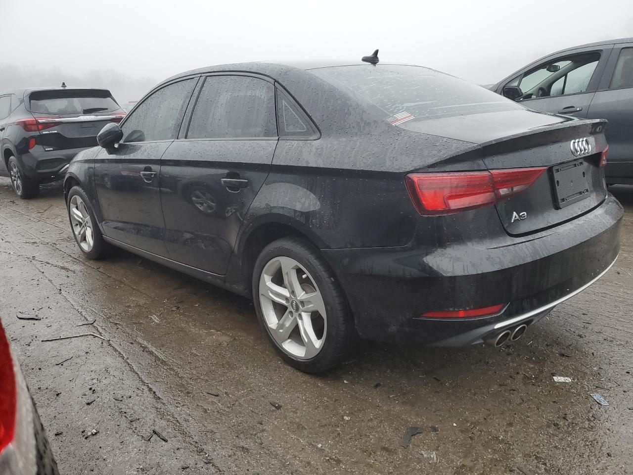 2018 Audi A3 VIN WAUAUGFF7J1010529 Copart auction photo, burn - engine damage thumbnail 2