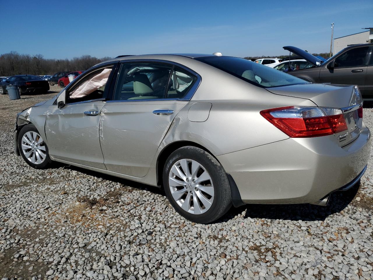 2013 Honda Accord VIN 1HGCR3F80DA044101 Copart auction photo, rollover damage thumbnail 2