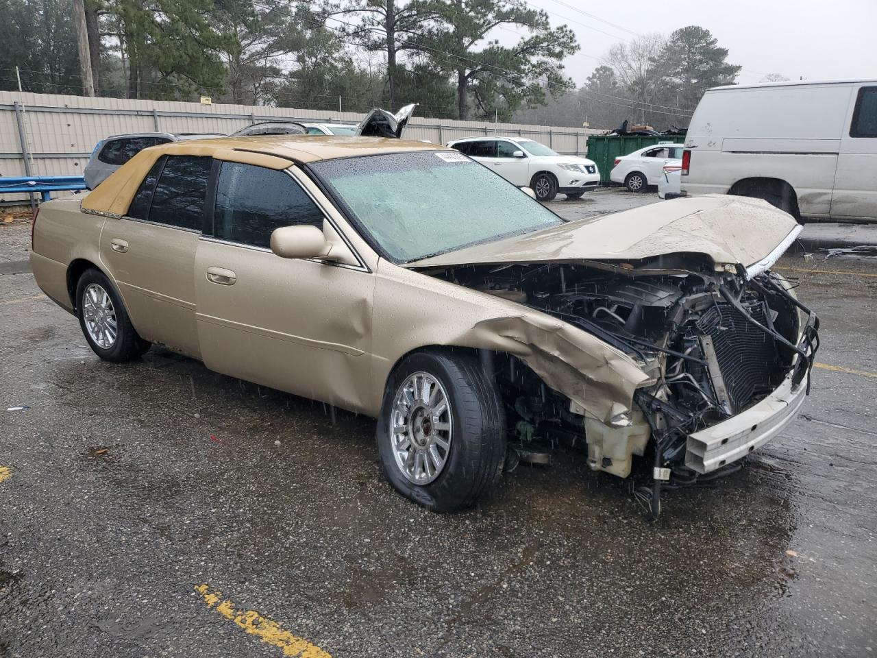 2005 Cadillac De Ville VIN 1G6KE54Y05U219244 Copart auction photo, front end / side damage thumbnail 4