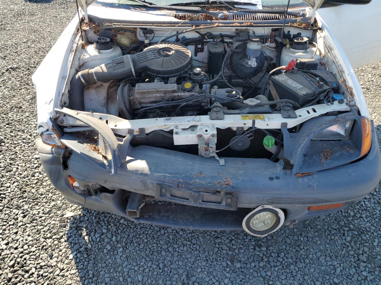 1997 GEO Metro VIN 2C1MR226XV6753048 Copart auction photo, front end damage thumbnail 13