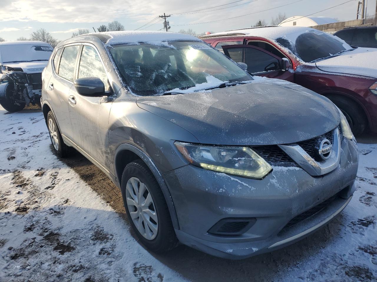 2015 Nissan Rogue VIN KNMAT2MV4FP501387 Copart auction photo, rear end damage thumbnail 4