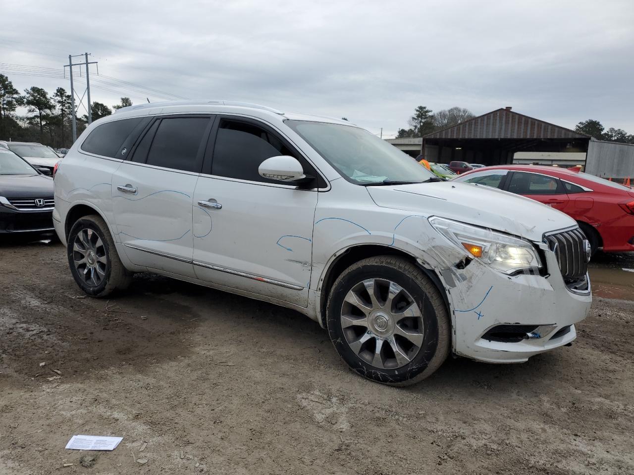 2017 Buick Enclave VIN 5GAKRBKD5HJ111869 Copart auction photo, front end damage thumbnail 4