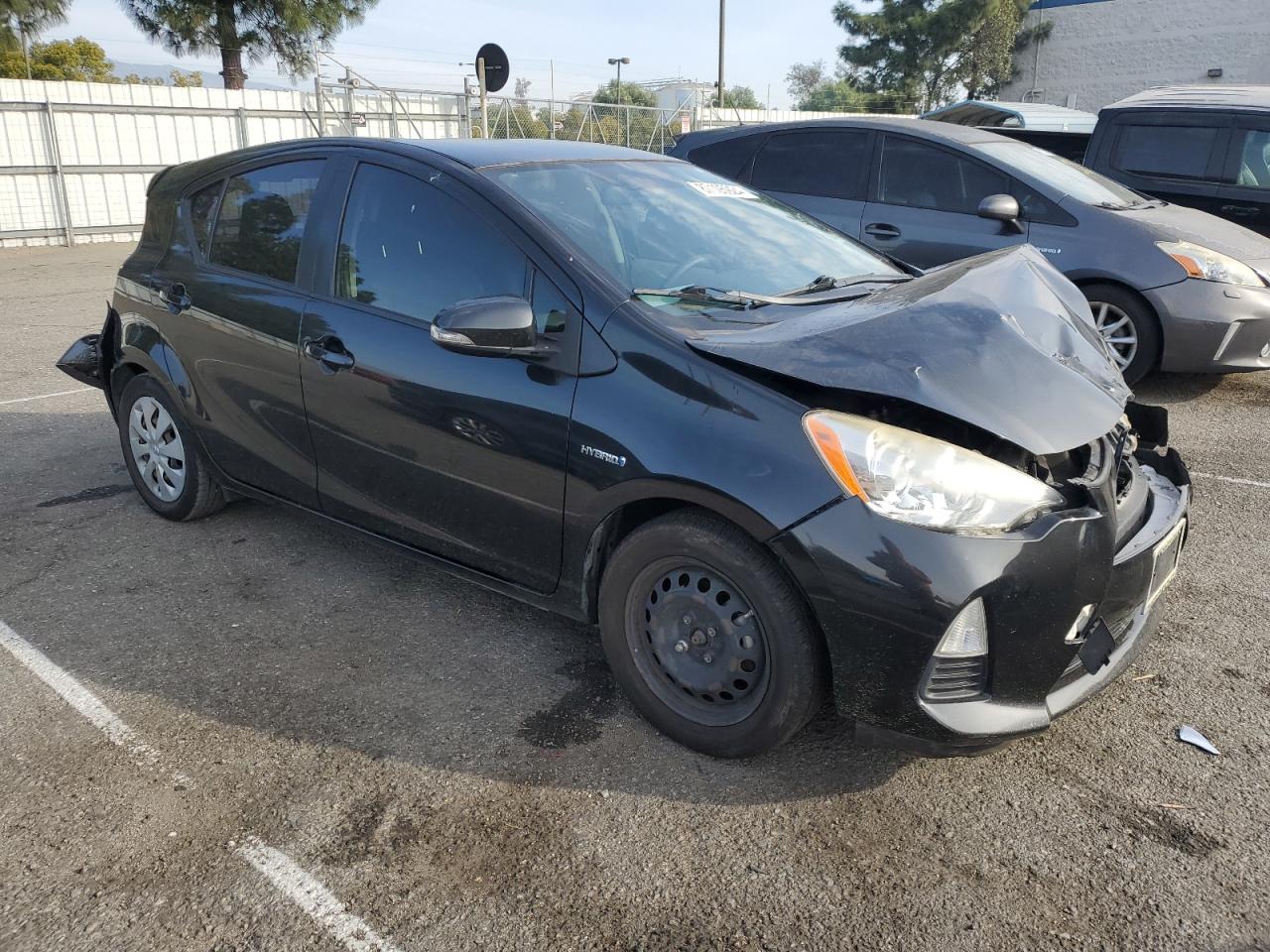2012 Toyota Prius VIN JTDKDTB39C1516197 Copart auction photo, all over damage thumbnail 4