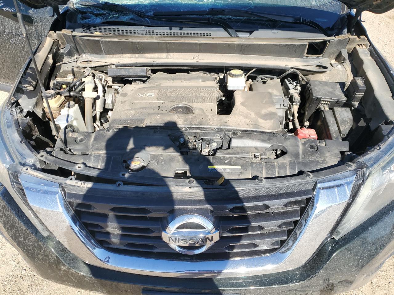 2019 Nissan Pathfinder VIN 5N1DR2MM8KC586105 Copart auction photo, all over damage thumbnail 13