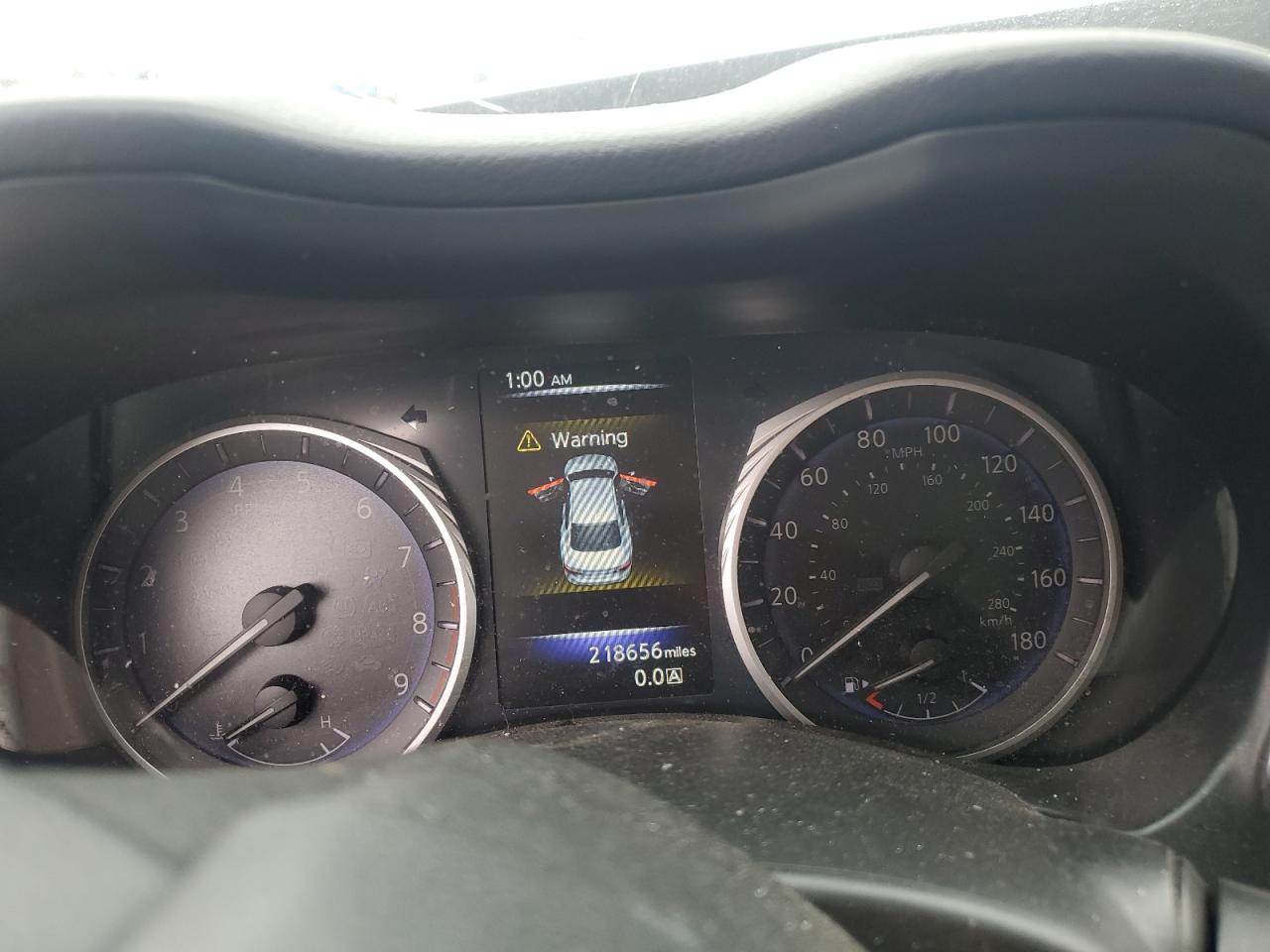 2015 Infiniti Q50 VIN JN1BV7AP7FM347456 Copart auction photo, front end / side damage thumbnail 9