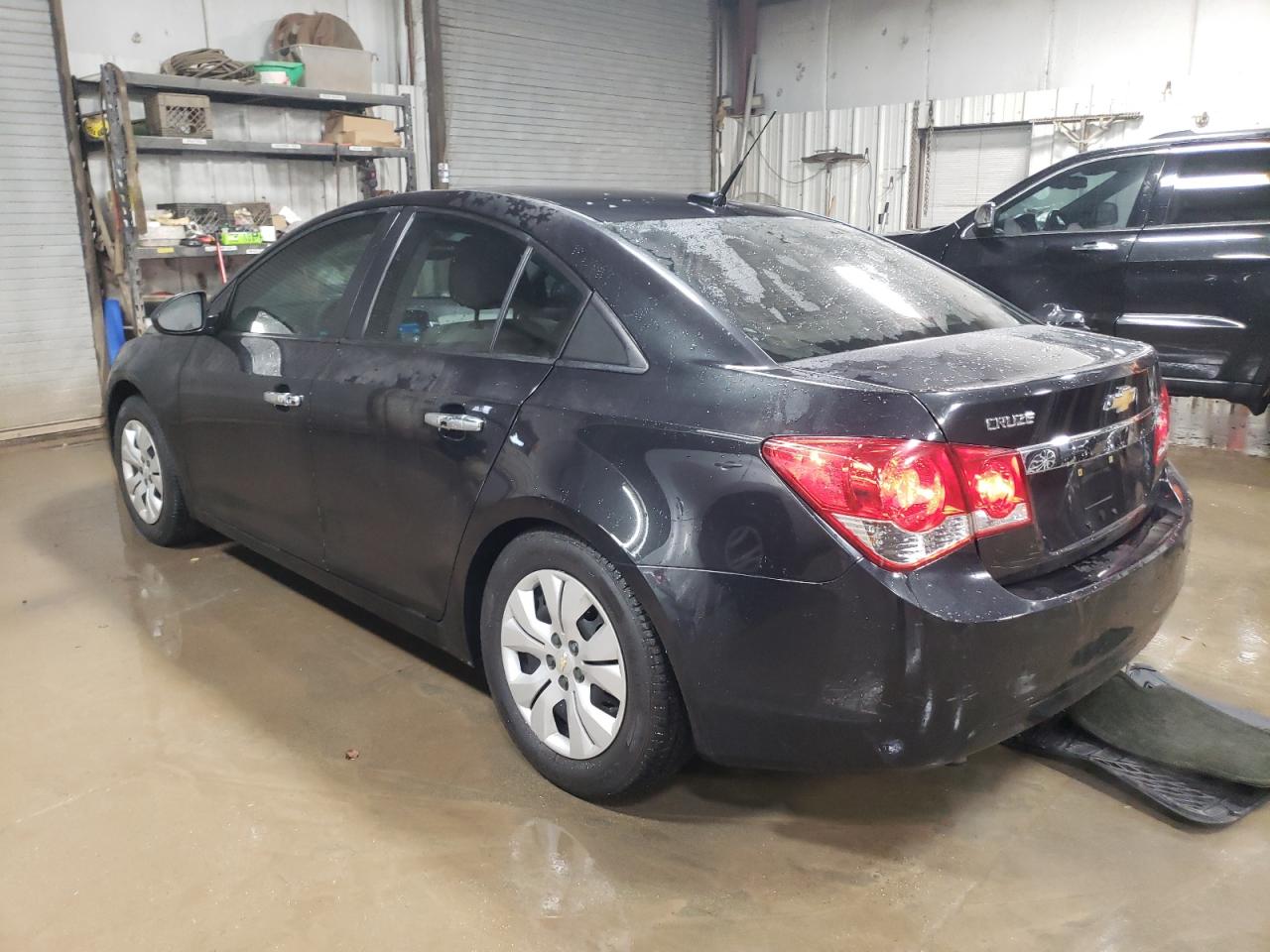 2013 Chevrolet Cruze VIN 1G1PA5SH1D7112825 Copart auction photo, side / rear end damage thumbnail 2