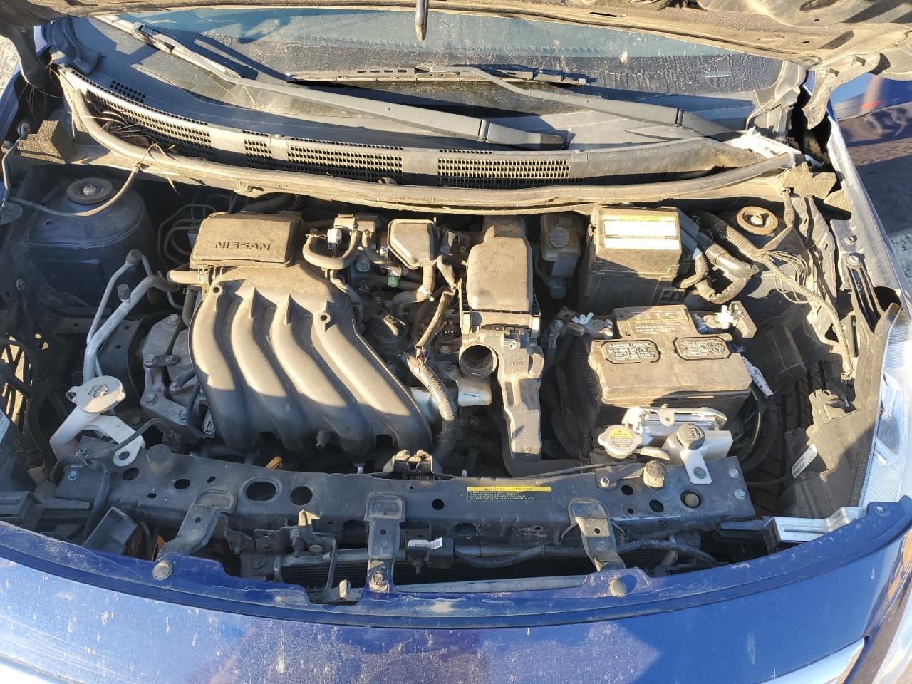 2019 Nissan Versa VIN 3N1CN7AP0KL841988 Copart auction photo, all over damage thumbnail 12