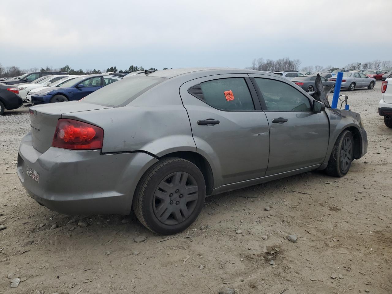 2012 Dodge Avenger VIN 1C3CDZAB7CN109489 Copart auction photo, burn - engine / minor dent/scratches damage thumbnail 3