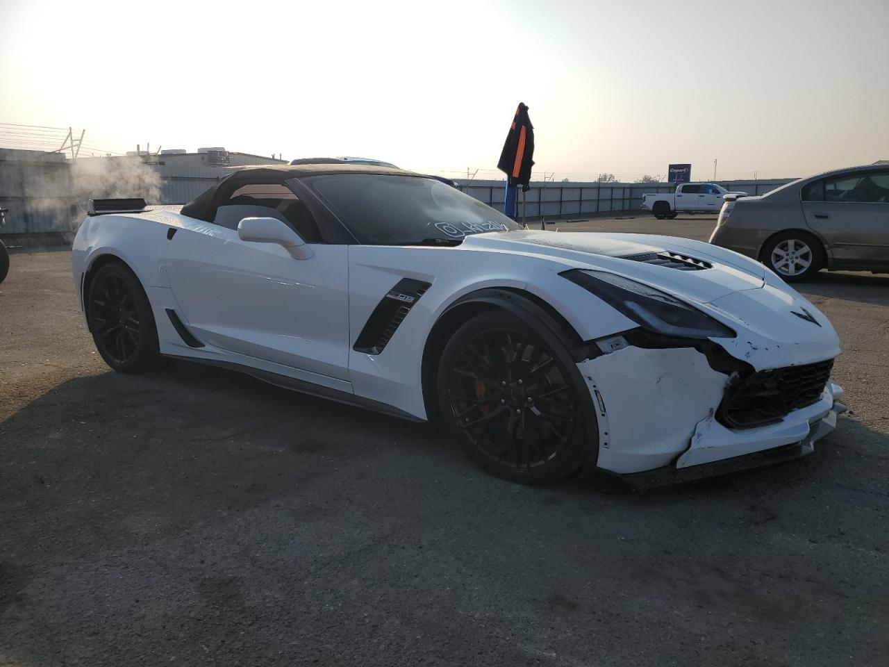 2018 Chevrolet Corvette VIN 1G1YS3D60J5600348 Copart auction photo, front end damage thumbnail 4