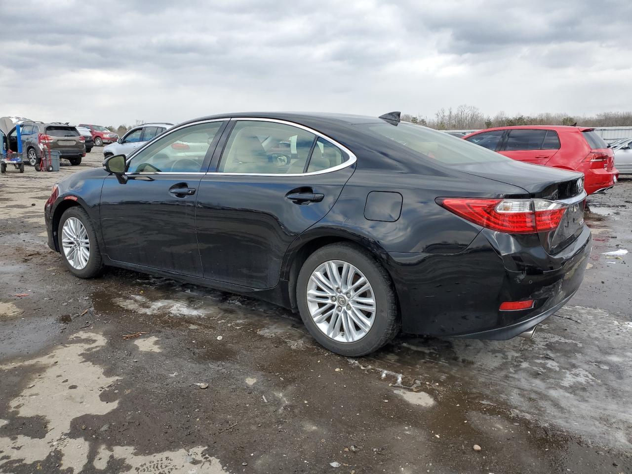 2015 Lexus ES VIN JTHBK1GG7F2183324 Copart auction photo, side damage thumbnail 2
