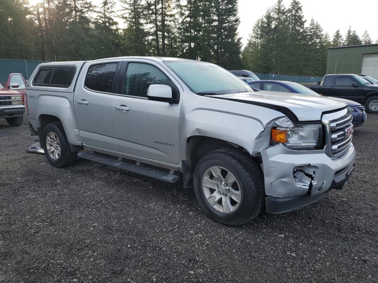 2016 GMC Canyon VIN 1GTP6CE15G1304347 Copart auction photo, rear end / front end damage thumbnail 4