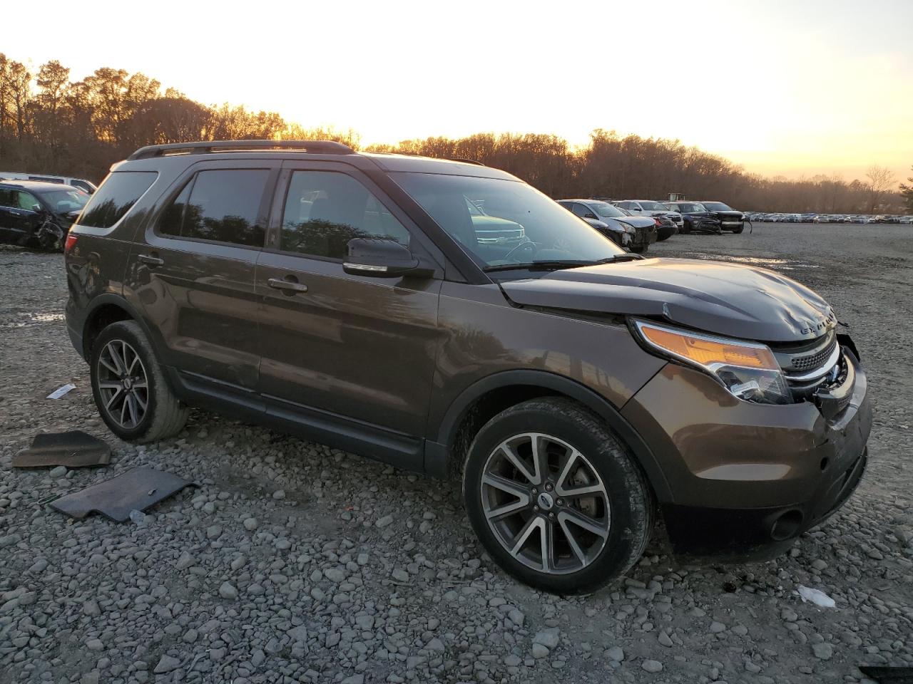 2015 Ford Explorer VIN 1FM5K8D81FGA81827 Copart auction photo, front end damage thumbnail 4