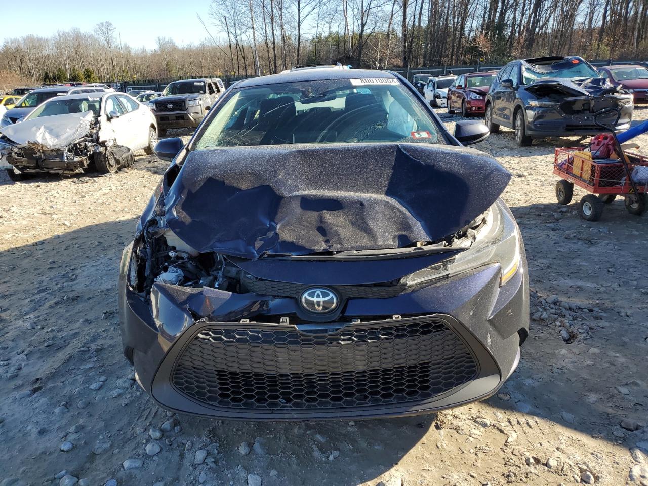 2020 Toyota Corolla VIN 5YFEPRAE7LP004136 Copart auction photo, front end / minor dent/scratches damage thumbnail 5