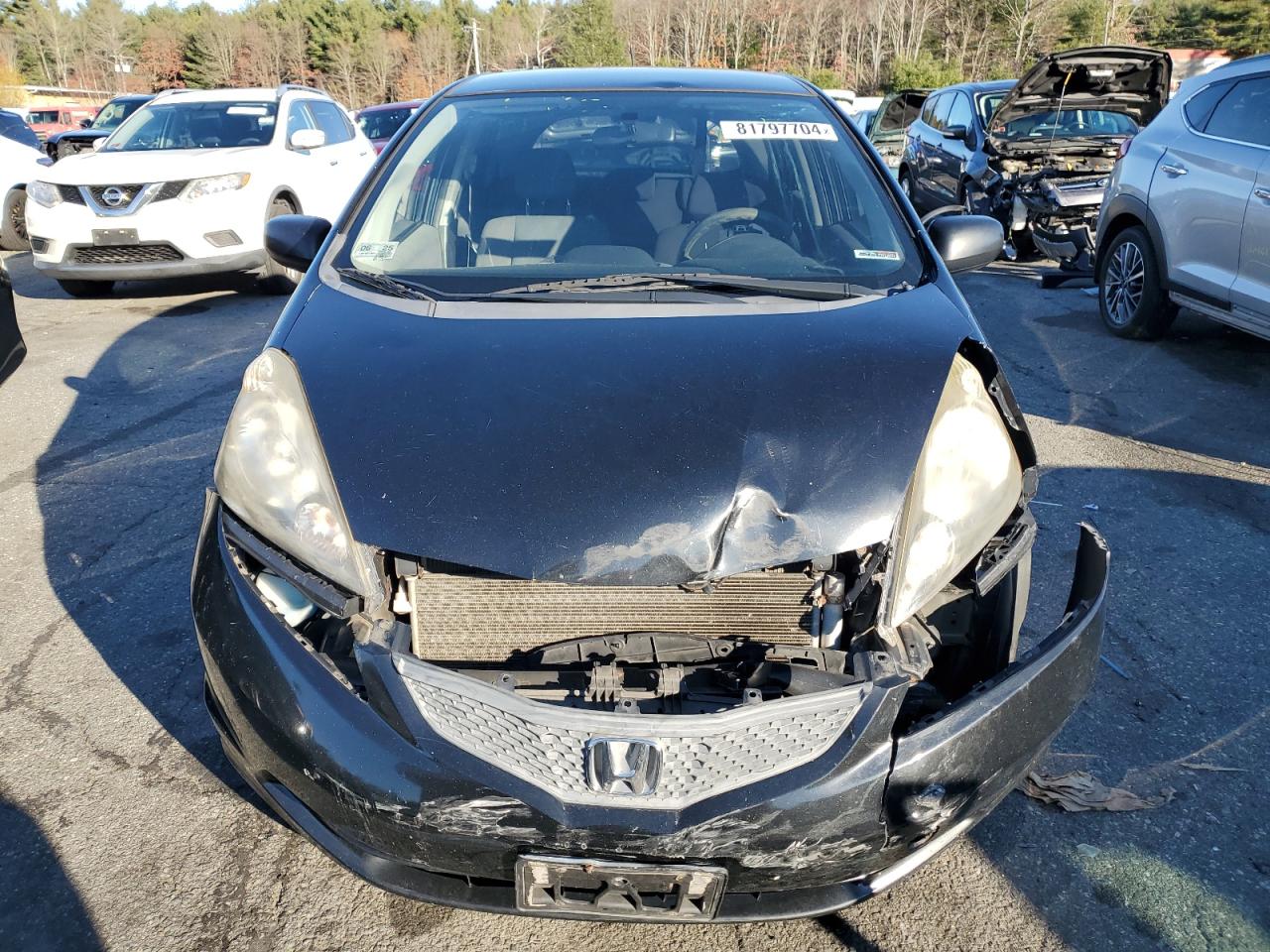 2009 Honda Fit VIN JHMGE88259C002020 Copart auction photo, front end damage thumbnail 5