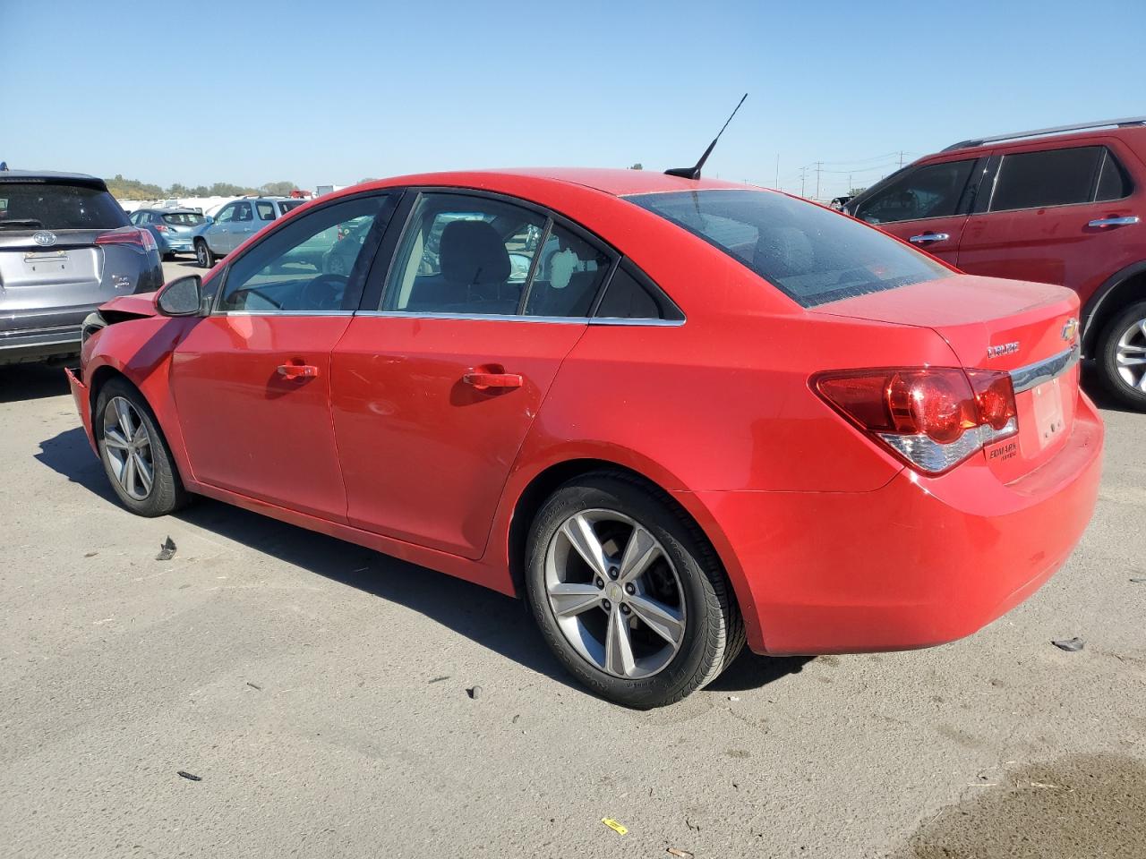 2014 Chevrolet Cruze VIN 1G1PE5SB2E7381644 Copart auction photo, front end / rear end damage thumbnail 2