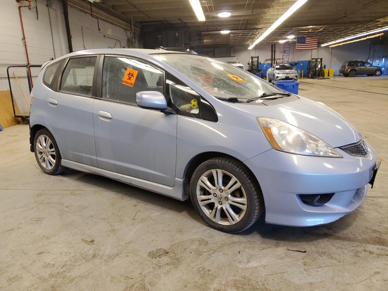 2010 Honda Fit VIN JHMGE8H42AC023154 Copart auction photo, rear end damage thumbnail 4