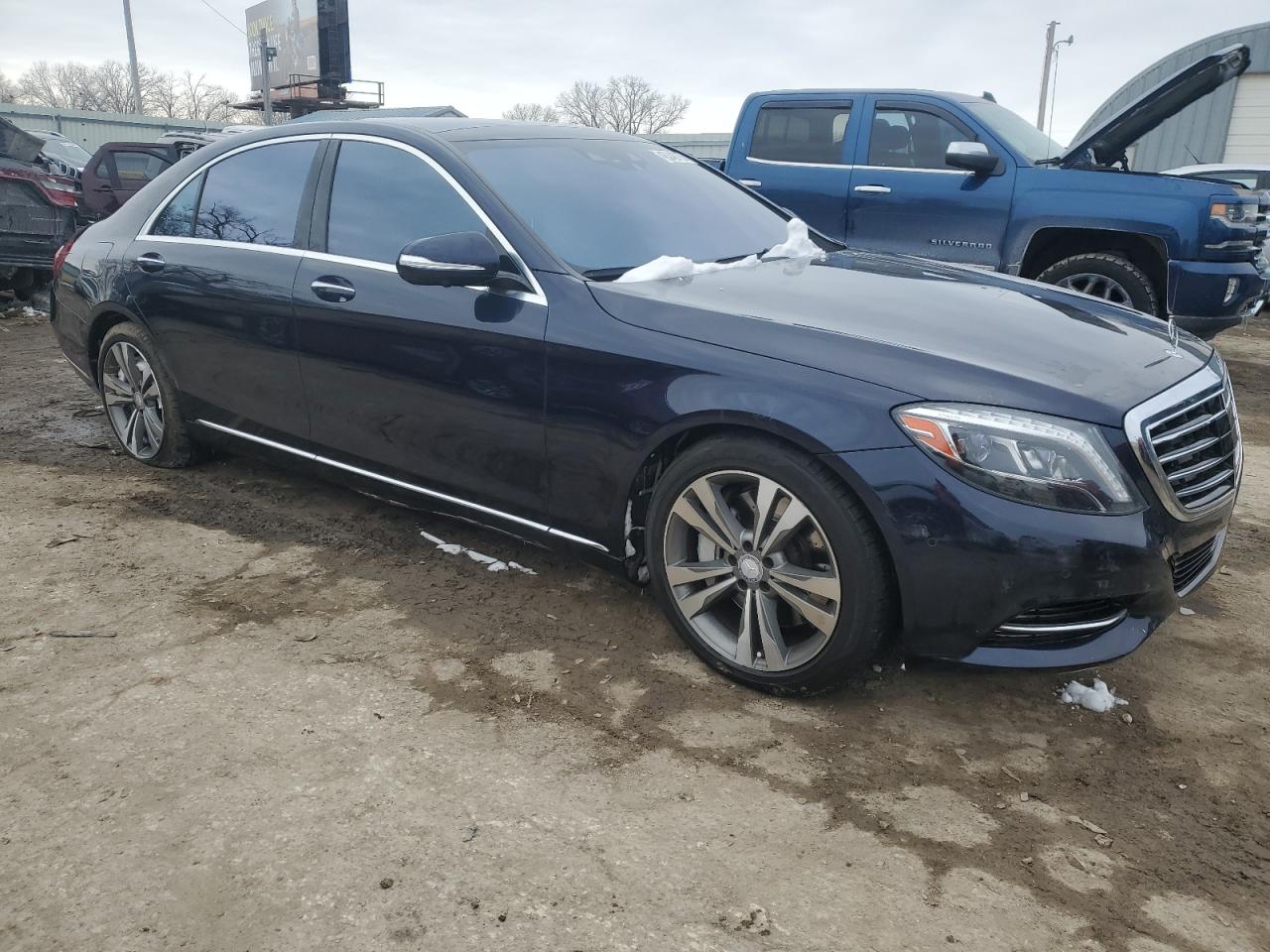 2015 Mercedes-Benz S-klasse VIN WDDUG8FB5FA119854 Copart auction photo, front end damage thumbnail 4