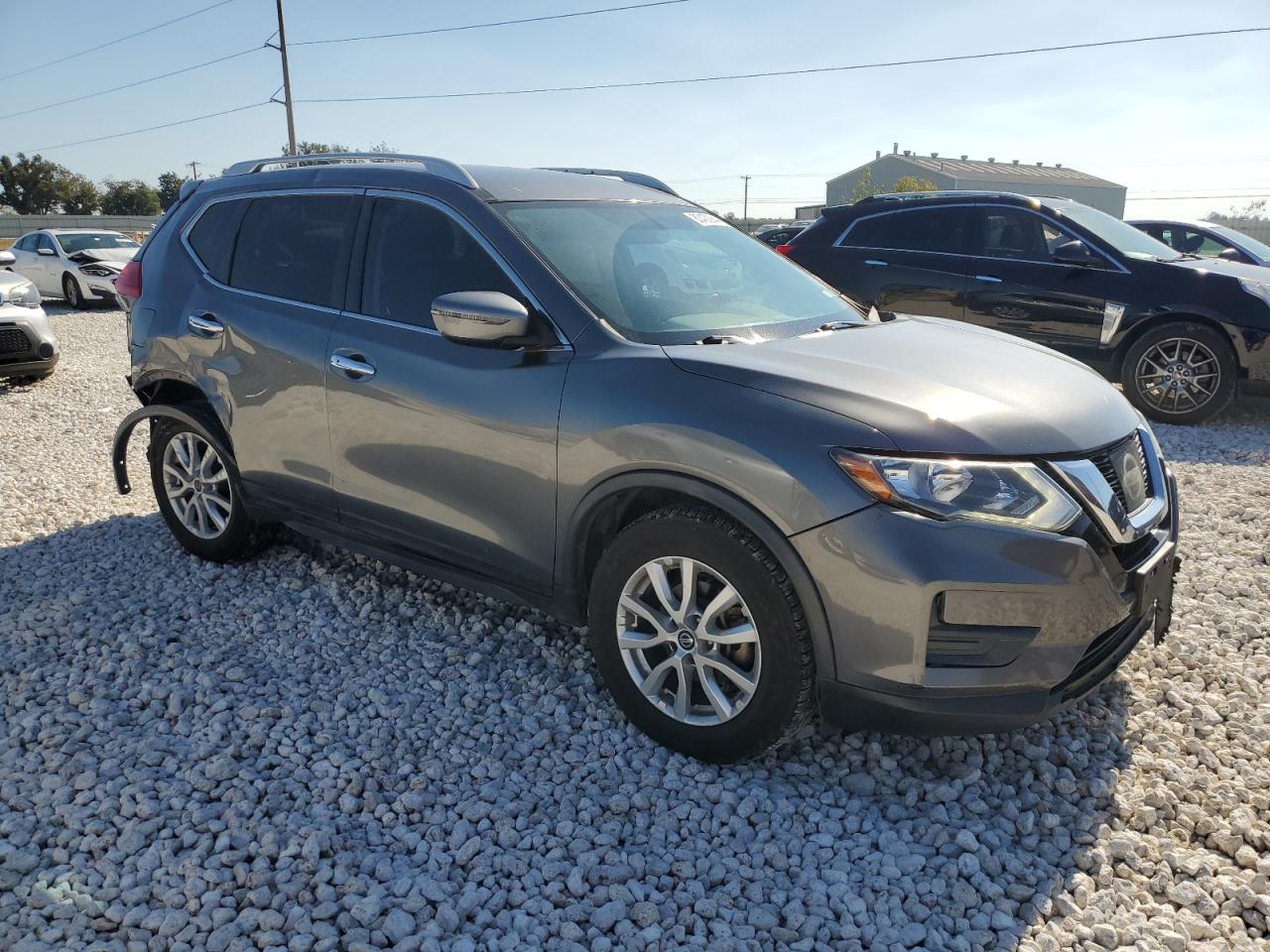 2017 Nissan Rogue VIN JN8AT2MT7HW399725 Copart auction photo, rear end / front end damage thumbnail 4