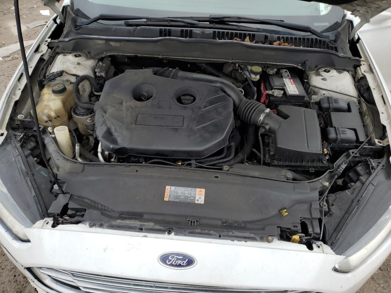 2015 Ford Fusion VIN 3FA6P0K98FR196740 Copart auction photo, front end / rear end damage thumbnail 11
