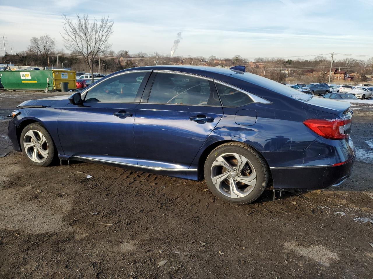 2020 Honda Accord VIN 1HGCV1F49LA061040 Copart auction photo, front end / side damage thumbnail 2