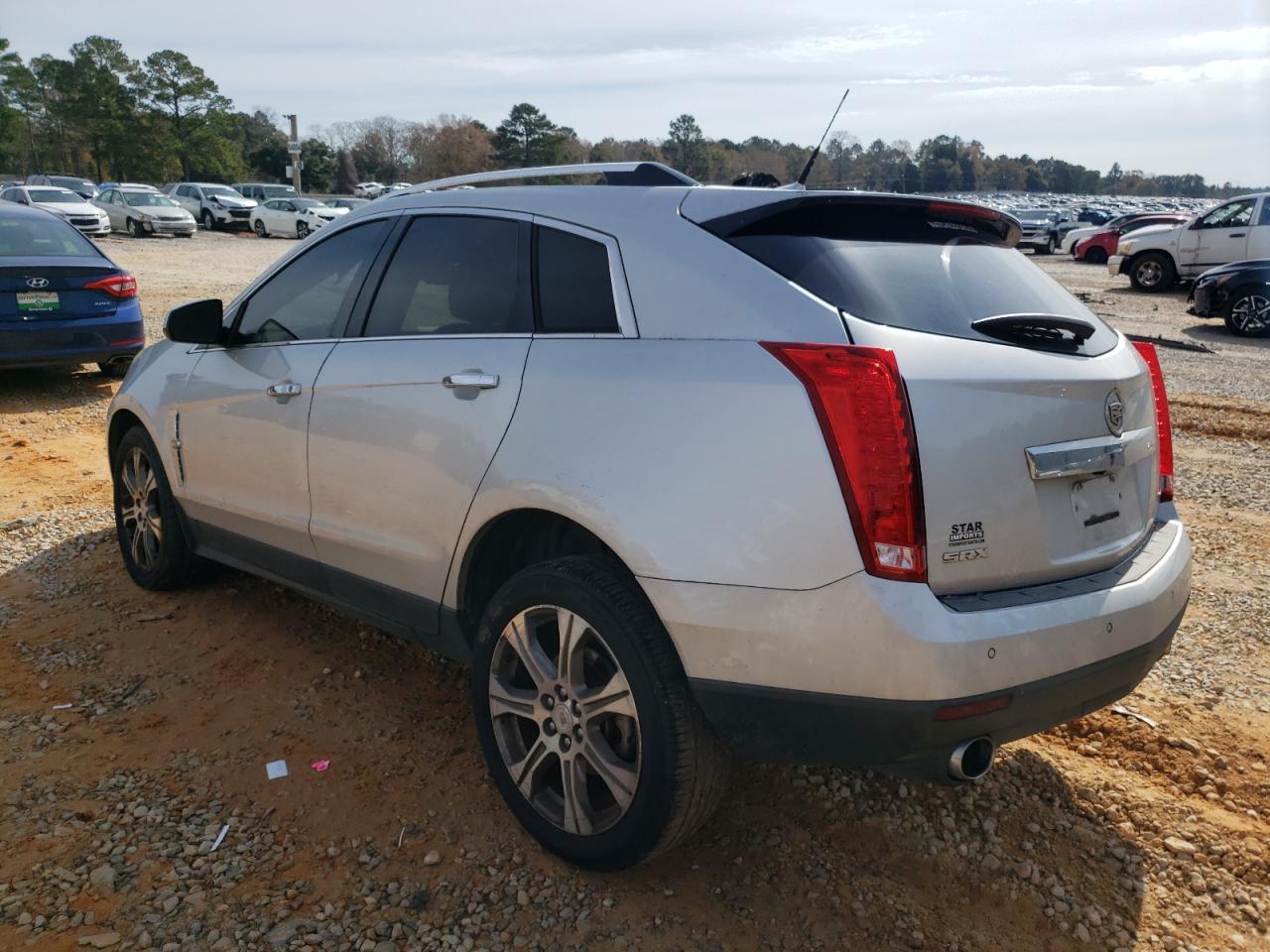 2012 Cadillac SRX VIN 3GYFNEE37CS636370 Copart auction photo, side damage thumbnail 2