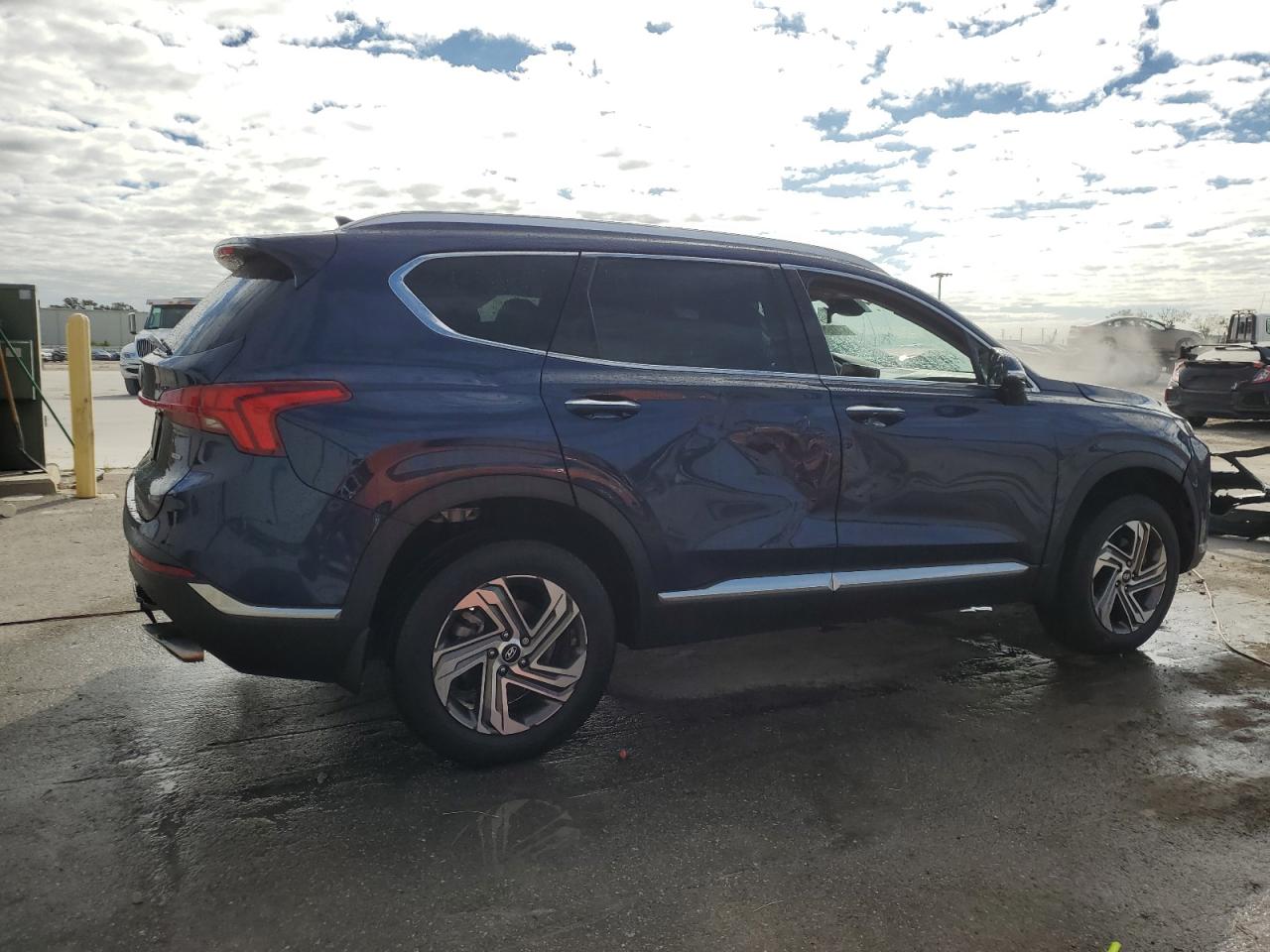 2022 Hyundai Santa Fe VIN 5NMS3DAJ6NH472631 Copart auction photo, side damage thumbnail 3
