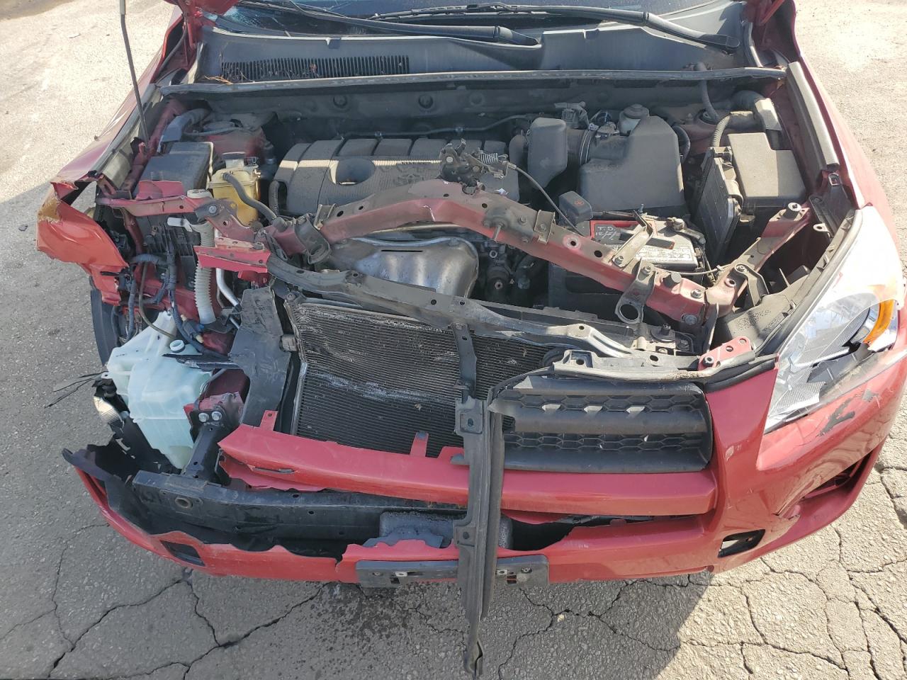 2012 Toyota RAV 4 VIN 2T3ZF4DV9CW147467 Copart auction photo, front end damage thumbnail 14