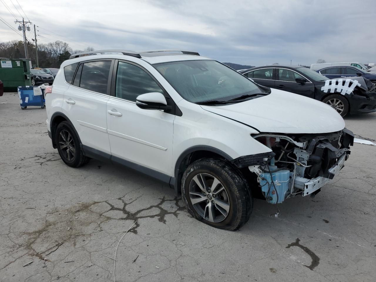 2018 Toyota RAV 4 VIN 2T3WFREV5JW424529 Copart auction photo, front end damage thumbnail 4