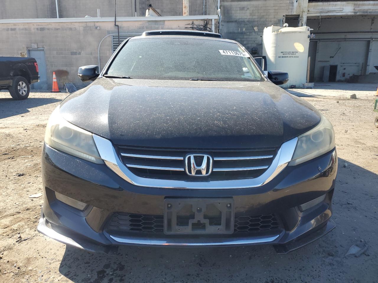 2014 Honda Accord VIN 1HGCR2F89EA007303 Copart auction photo, side / mechanical damage thumbnail 5