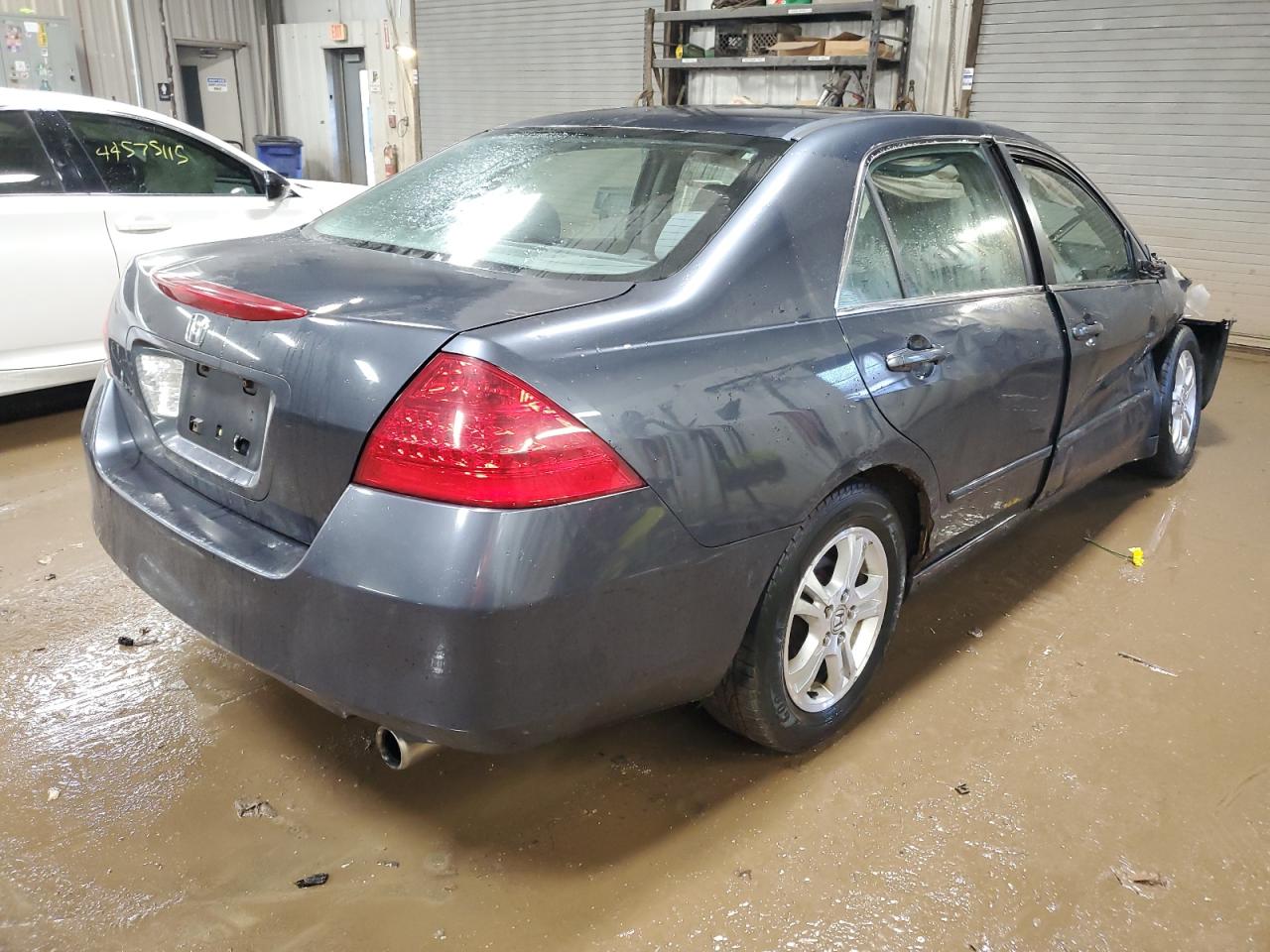 2006 Honda Accord VIN 1HGCM56366A100771 Copart auction photo, front end / side damage thumbnail 3
