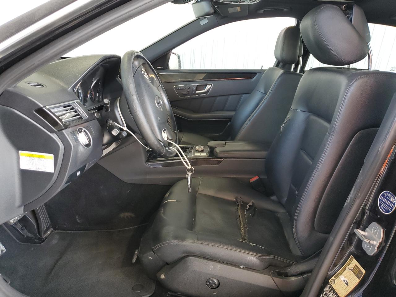 2011 Mercedes-Benz E-klasse VIN WDDHF5GB0BA283329 Copart auction photo, front end / side damage thumbnail 7