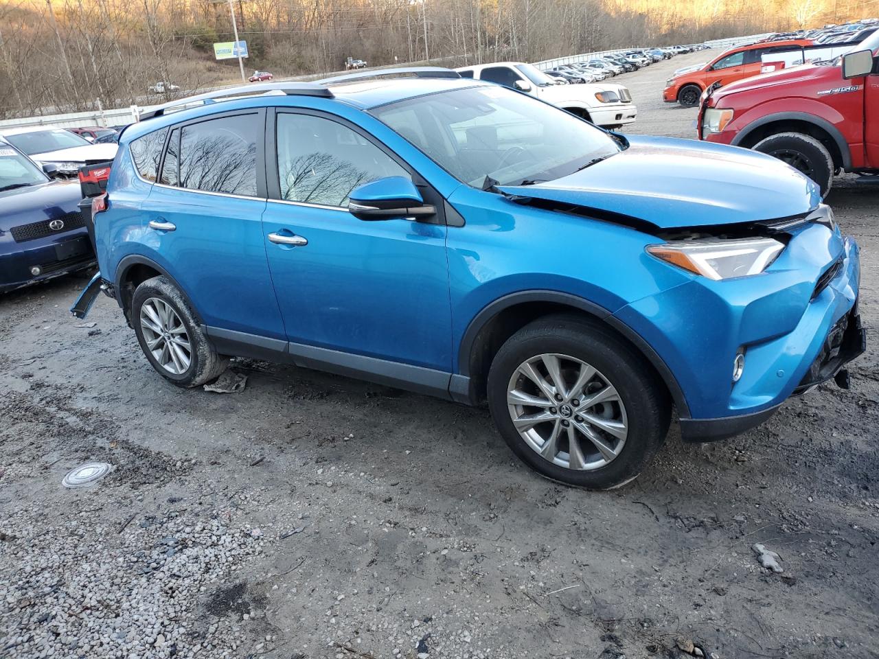 2018 Toyota RAV 4 VIN 2T3DFREV6JW739623 Copart auction photo, all over damage thumbnail 4