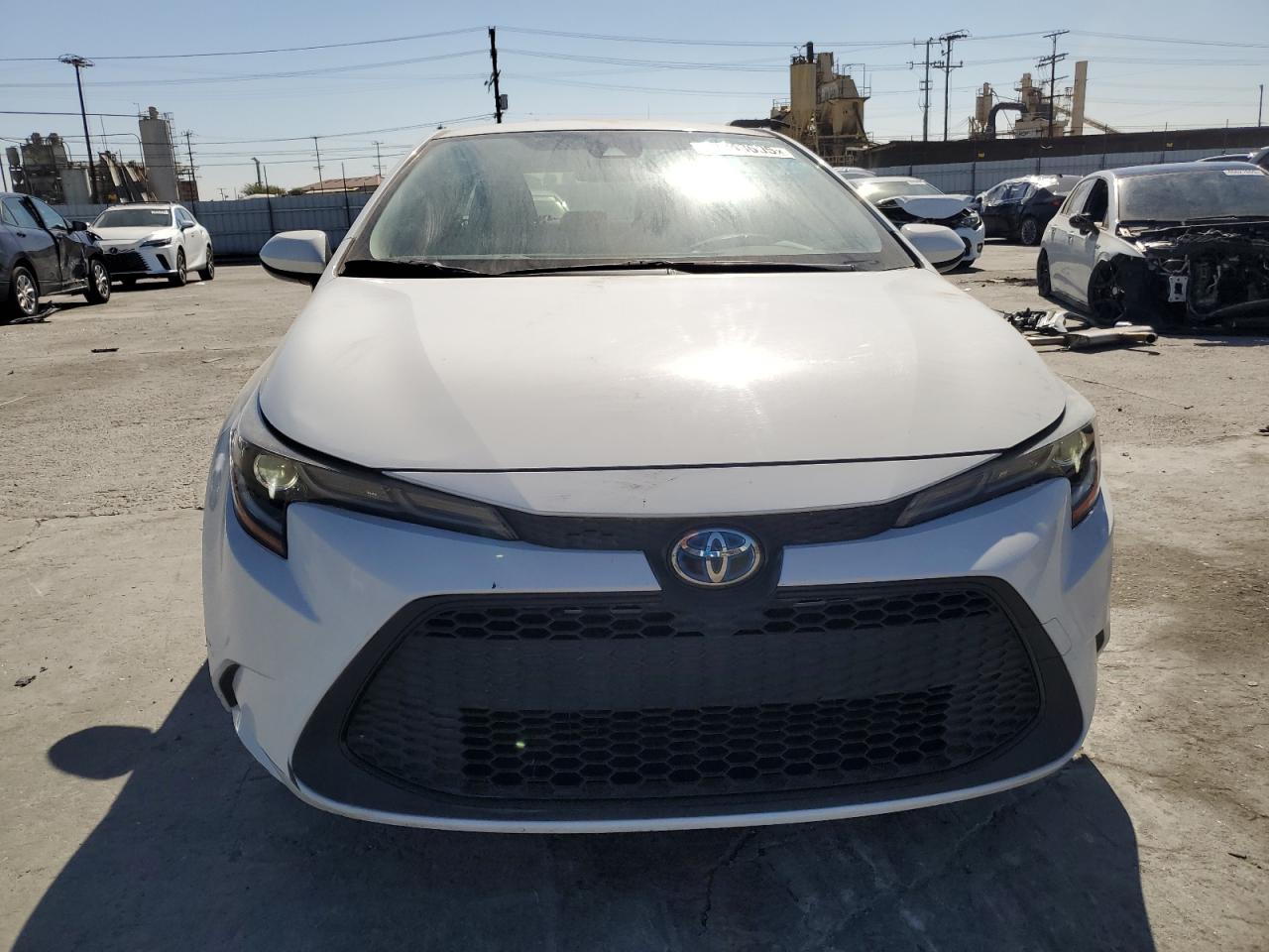 2020 Toyota Corolla VIN JTDEBRBE2LJ026126 Copart auction photo, rear end / side damage thumbnail 5