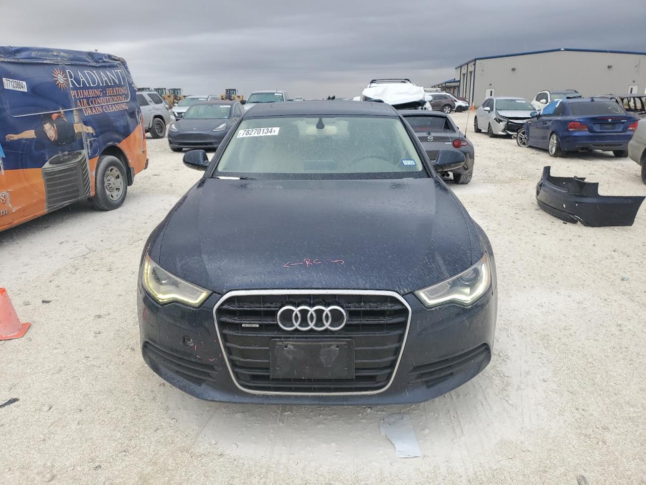 2015 Audi A6 VIN WAUGFAFC1FN040083 Copart auction photo, rear end damage thumbnail 5