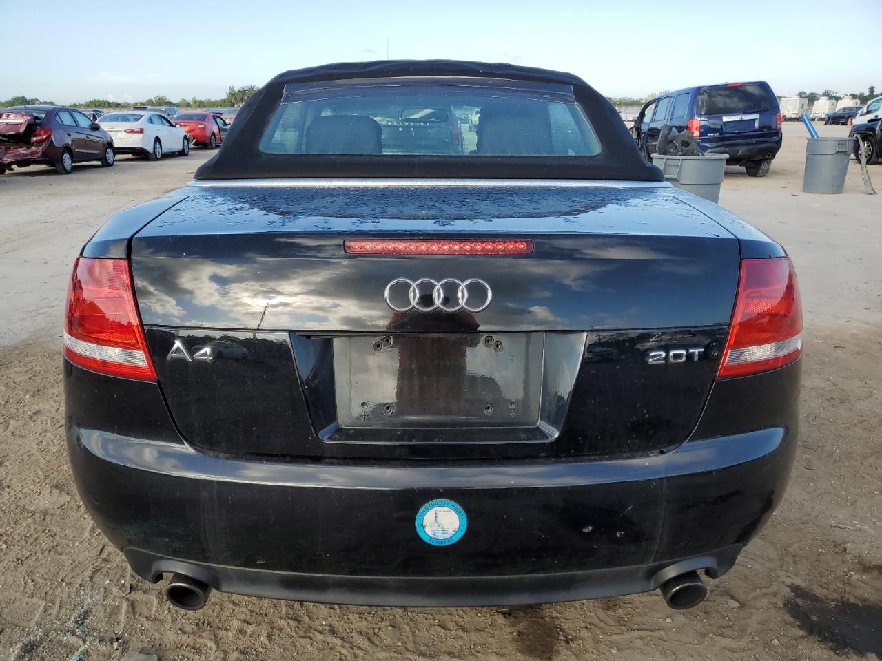 2008 Audi A4 VIN WAUAF48H08K014823 Copart auction photo, rear end damage thumbnail 6