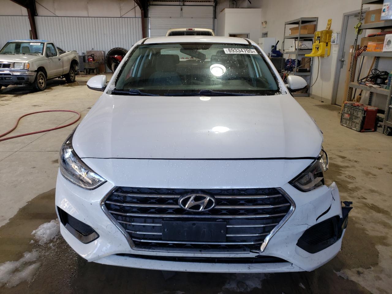 2019 Hyundai Accent VIN 3KPC24A38KE062800 Copart auction photo, front end / rear end damage thumbnail 5