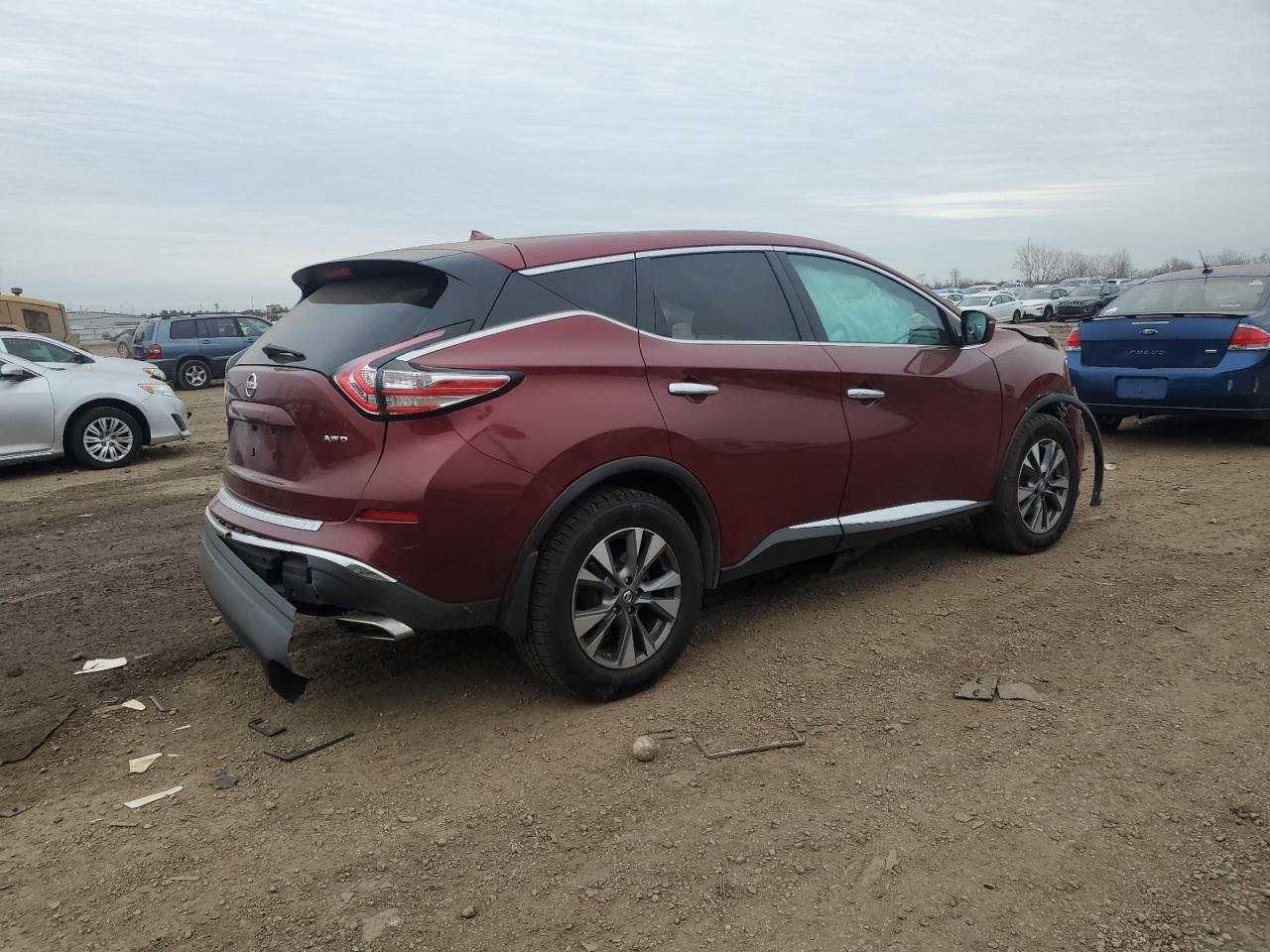 2016 Nissan Murano VIN 5N1AZ2MH1GN113082 Copart auction photo, front end / rear end damage thumbnail 3