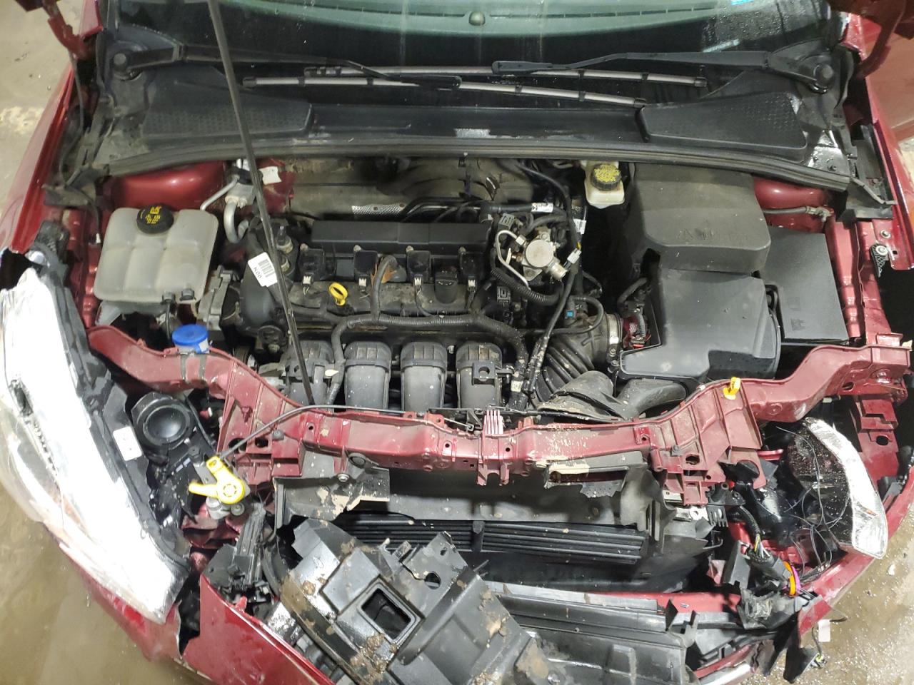 2017 Ford Focus VIN 1FADP3F27HL201191 Copart auction photo, front end damage thumbnail 11