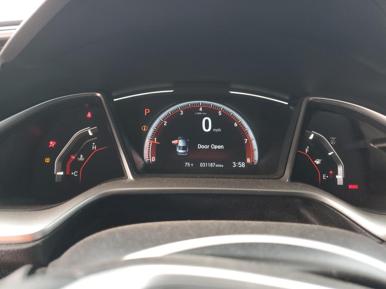 2019 Honda Civic VIN 2HGFC2F85KH601110 Copart auction photo, rear end damage thumbnail 9