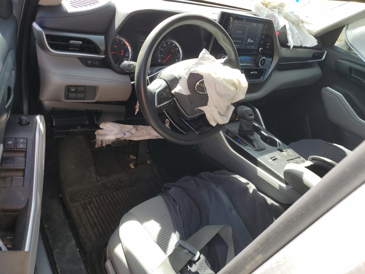 2020 Toyota Highlander VIN 5TDCZRAH5LS504363 Copart auction photo, undercarriage / all over damage thumbnail 8