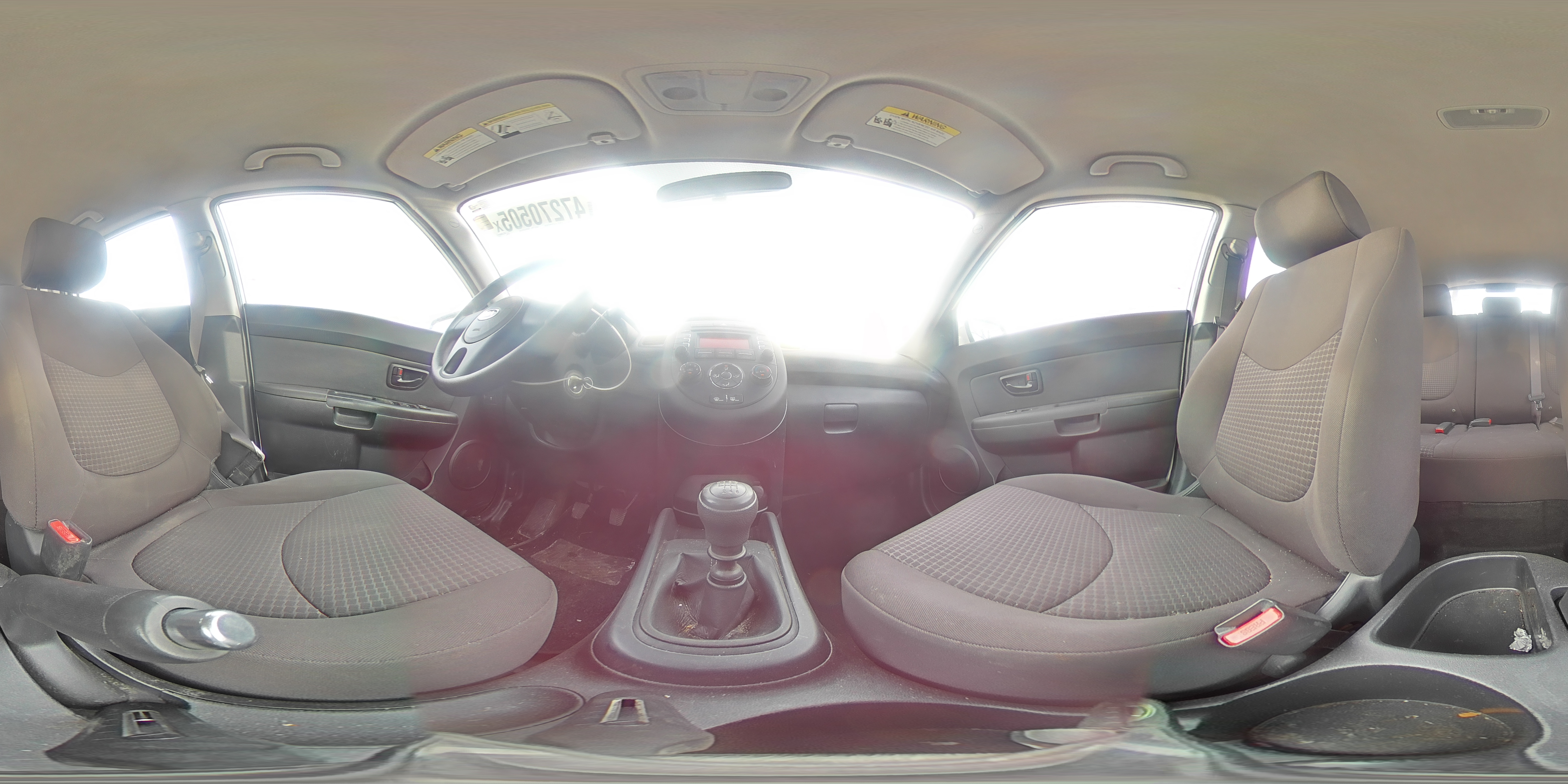 2012 KIA Soul VIN KNDJT2A55C7452166 Copart auction photo, undercarriage damage thumbnail 13