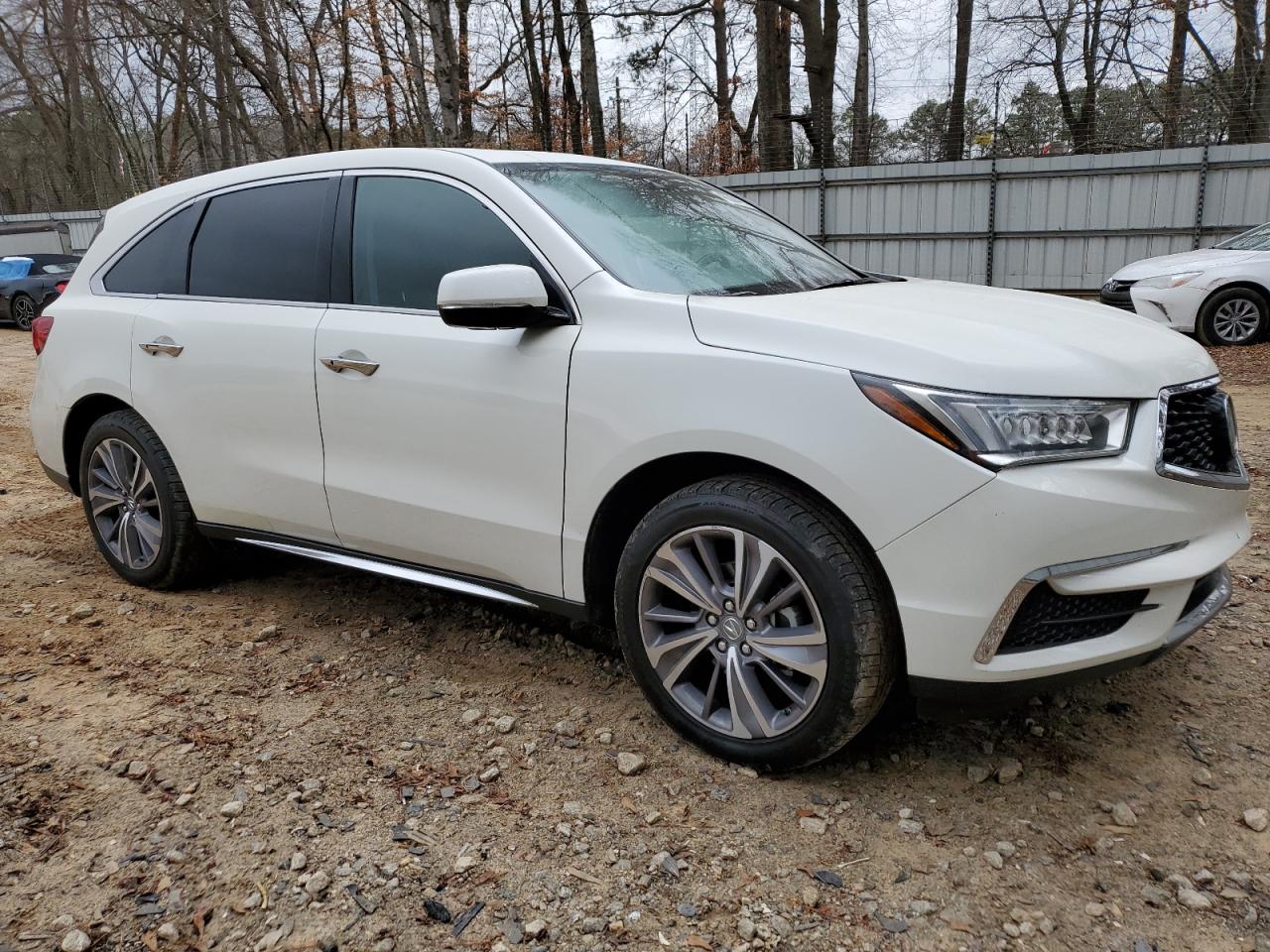 2017 Acura MDX VIN 5FRYD4H54HB042083 Copart auction photo, side / undercarriage damage thumbnail 4